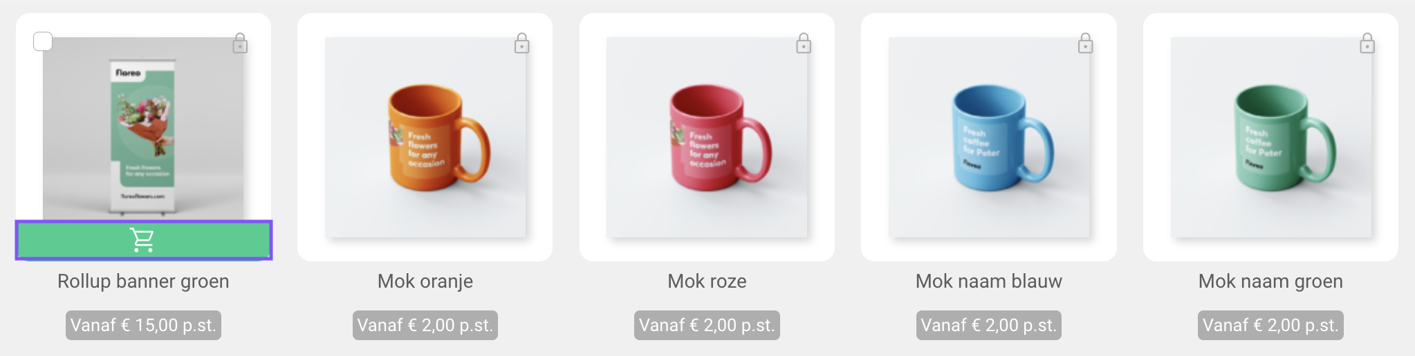 Start je bestelling